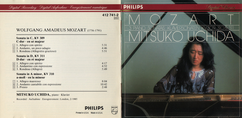 Mozart: Piano Sonatas Nos. 7, 8 & 9