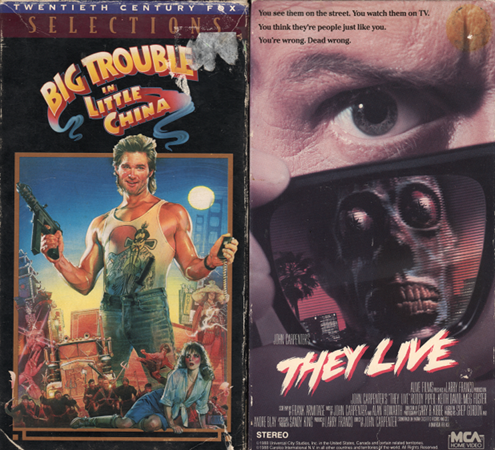Big Trouble in Little China & They Live sleeves