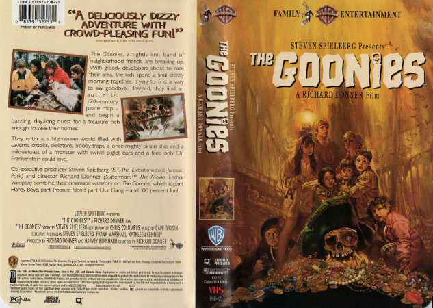 The Goonies liner sheet
