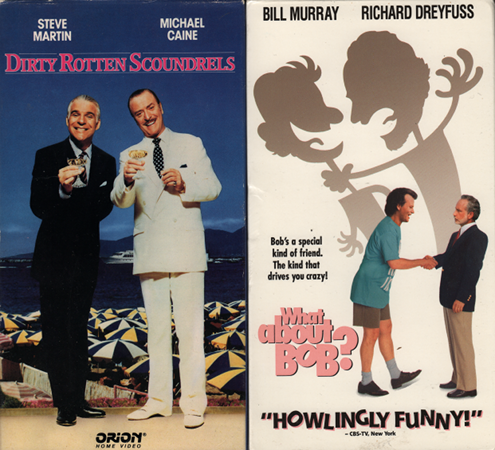 Dirty Rotten Scoundrels & What About Bob? sleeves