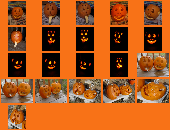 Jack-o'-lanterns: 2013