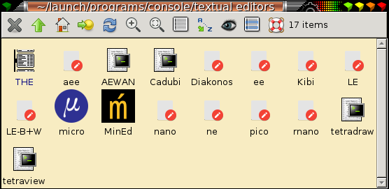 textual editors