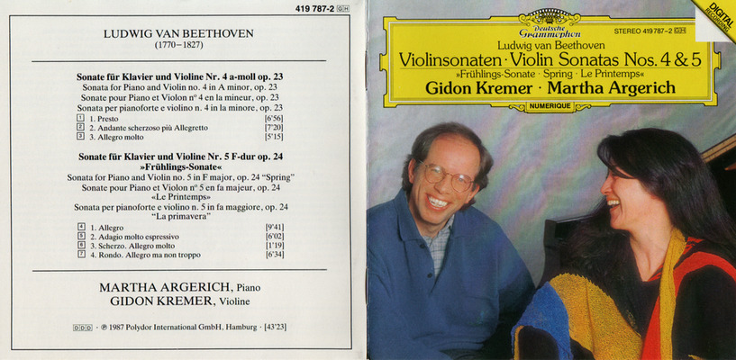 Beethoven: Violin sonatas Nos. 4 & 5
