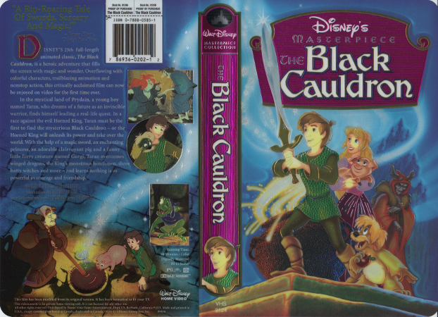 The Black Cauldron inlay card